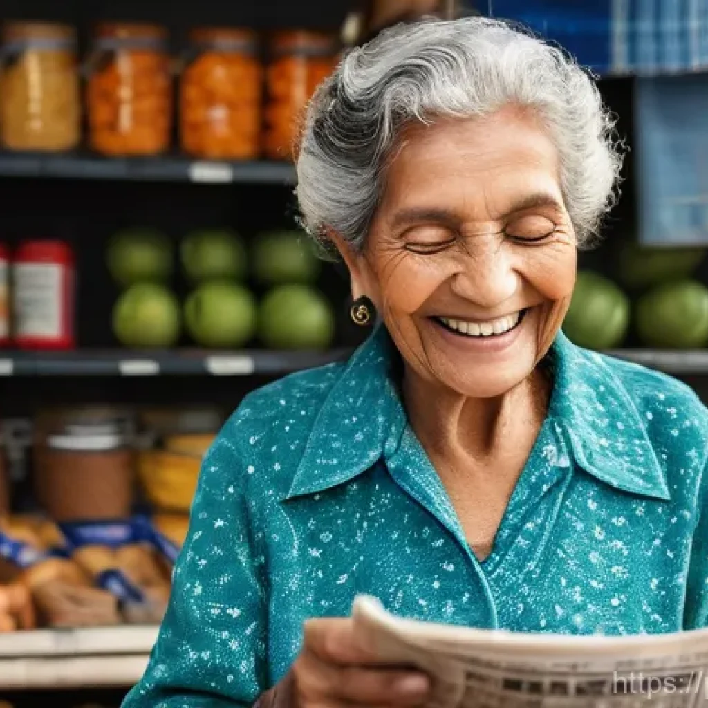 문해교육사 학습 이론 적용 사례 - **Prompt:** A heartwarming scene featuring an elderly Brazilian woman, around 70 years old, with a r...