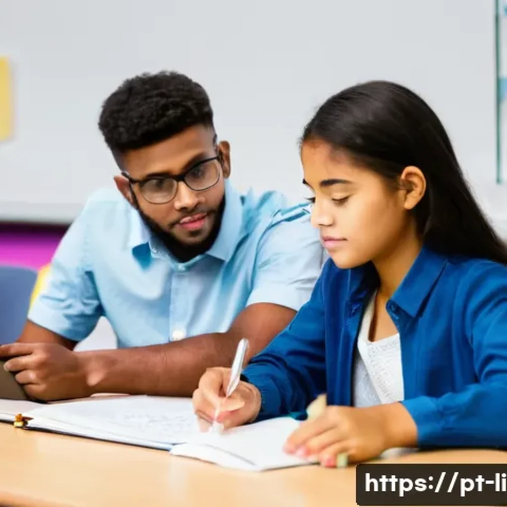 문해교육사와 직업 윤리의 중요성 - **Prompt 1: Empowering Digital Literacy in Adults**
A warmly lit, modern adult education classro...